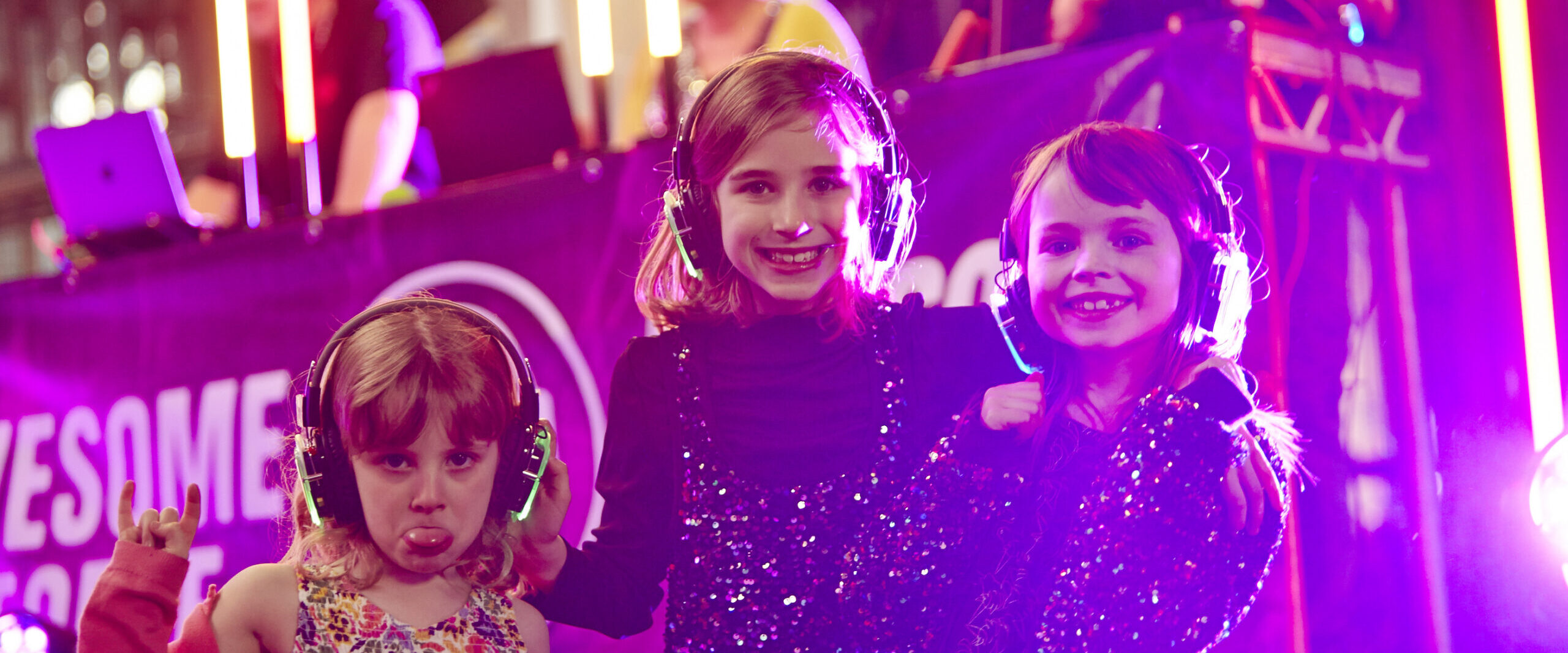 Family Glow Silent Disco